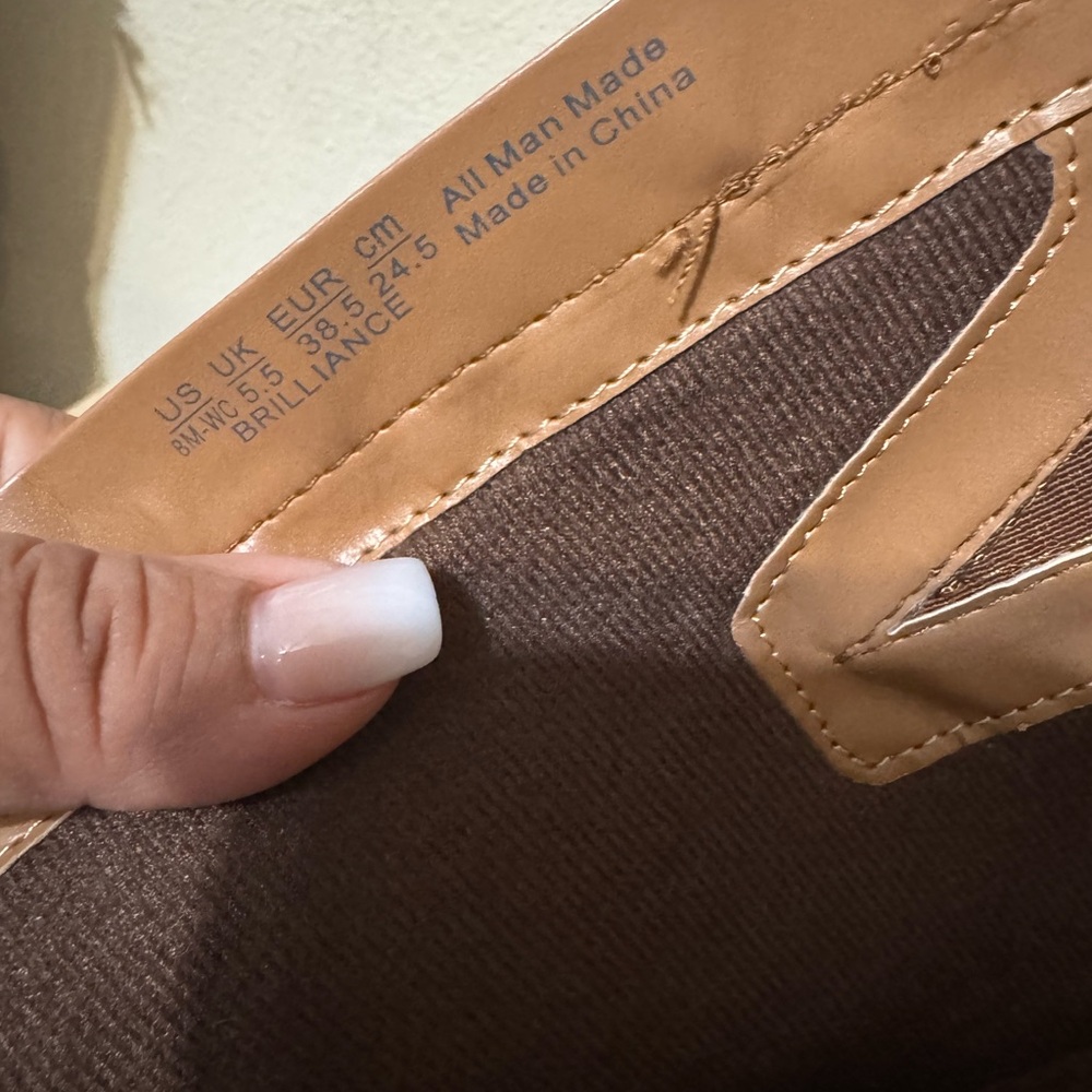 Dr. Scholl's Brown Wide Calf  Boots - Picture 6 of 7